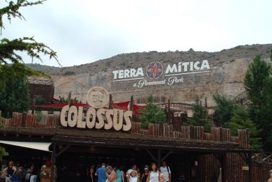 Vista de Terra Mítica Colossus